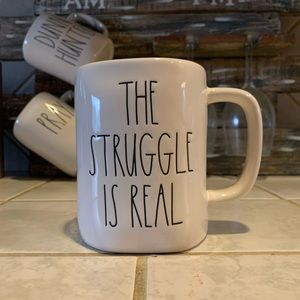 Rae Dunn THE STRUGGLE IS REAL MUG